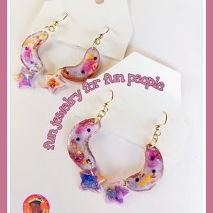 Moon earrings